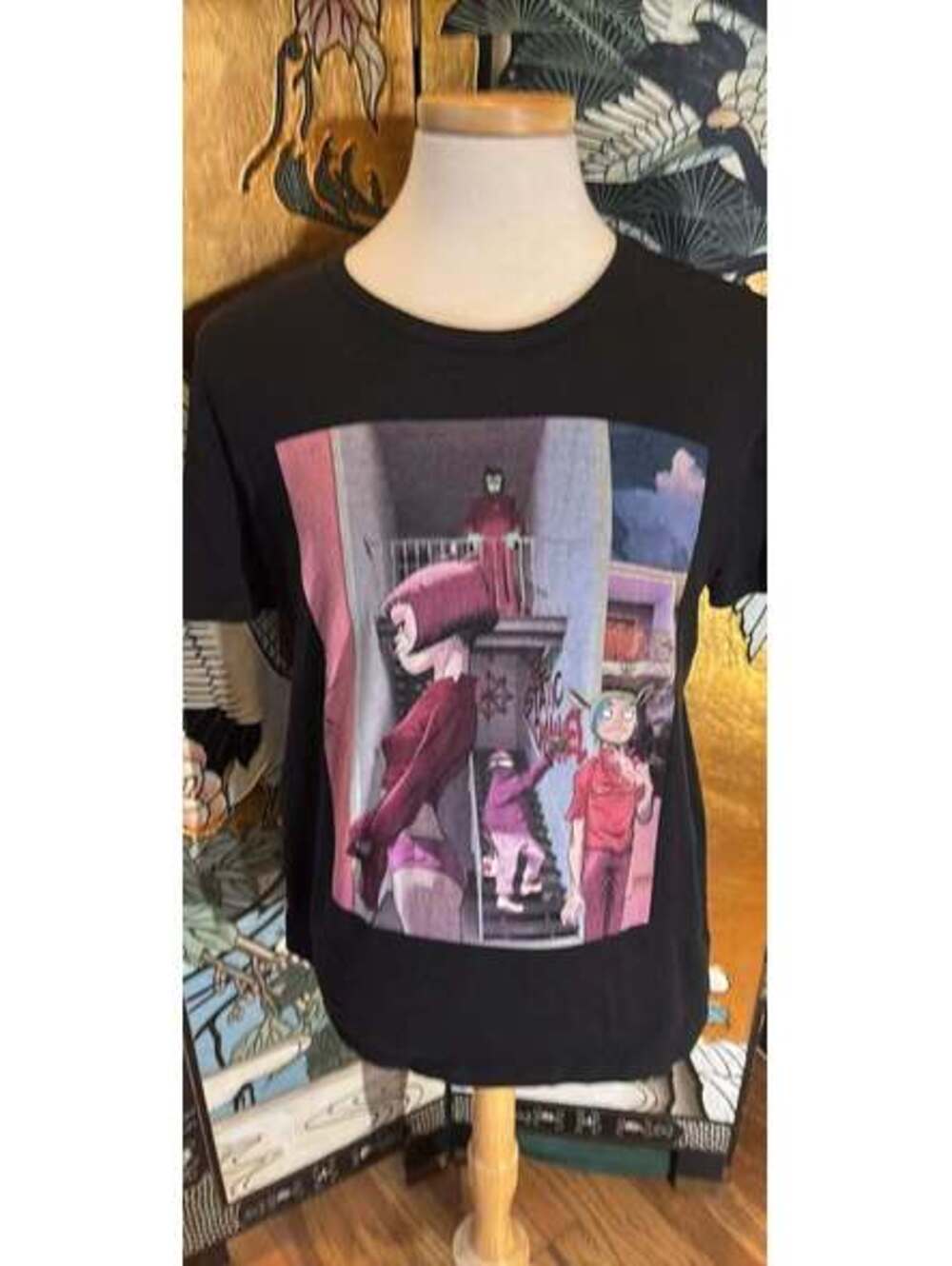 Gorillaz The Static Channel T-Shirt Size Large